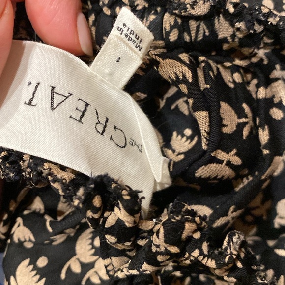 NWOT The Great The wind-chime dress crescent floral maxi dress size small (1) - Picture 5 of 9